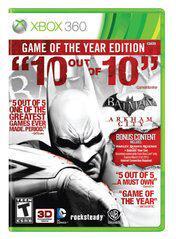 Microsoft Xbox 360 (XB360) Batman Arkham City Game of the Year Edition [In Box/Case Missing inserts]